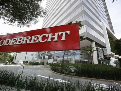 Sede de Odebrecht en S&atilde;o Paulo, en diciembre pasado.