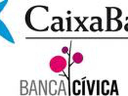 Logotipos de Caixabank y Banca Cívica