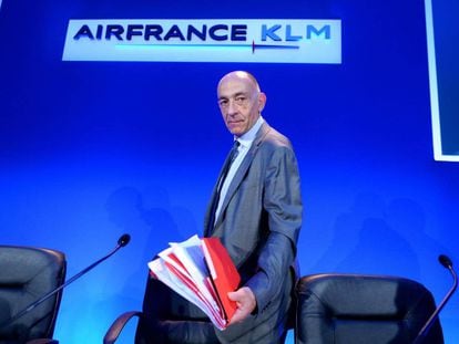 Jean-Marc Janaillac, presidente de Air France, el pasado verano