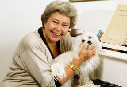 Christa Ludwig, en su casa en 1992.