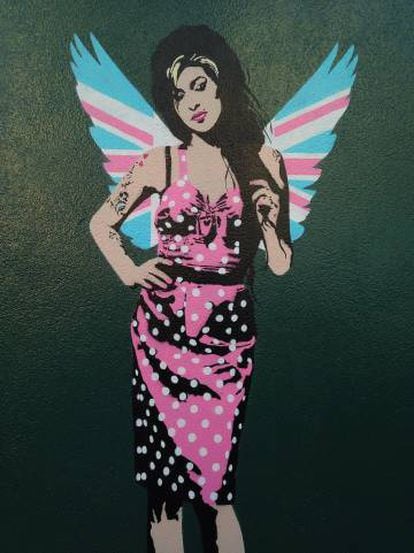 Una de las creaciones del artista Pegasus de su serie 'Love Is A Losing Game'.