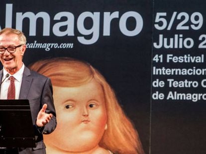 El ministro de Cultura y Deporte, José Guirao, en Almagro (Ciudad Real).