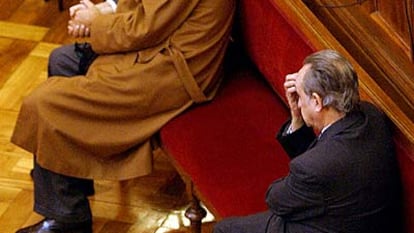 Lluís Pascual Estevill (izquierda) y Joan Piqué Vidal, durante un juicio.