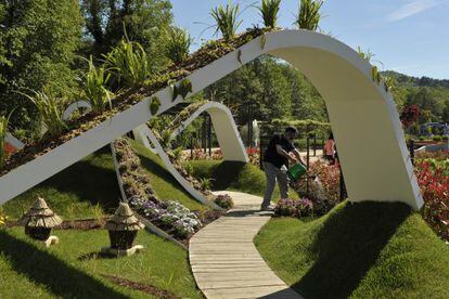 un tramo del festival de jardines