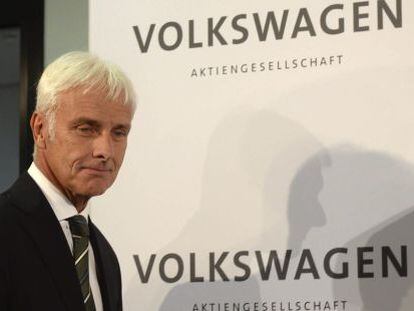 El reci&eacute;n nombrado presidente del grupo Volkswagen, Matthias M&uuml;ller.