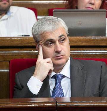 Germà Gordó en el Parlament.