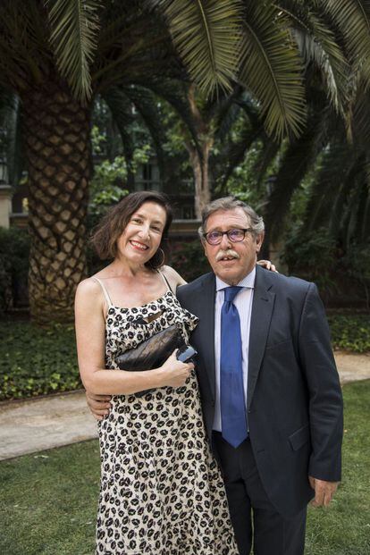 José Luis Calvo, de PBS, y Macarena Blanchón.