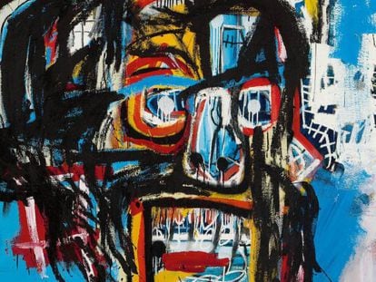 El lienzo sin título del artista Jean-Michel Basquiat.