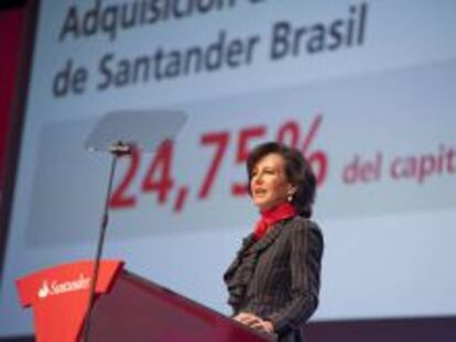 La presidenta del Grupo Santander, Ana Bot&iacute;n