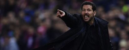 Simeone, en el Calderón.