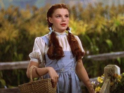 Judy Garland, en un fotograma de 'El mago de Oz' (1939).