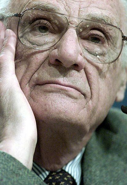 Arthur Miller, fotografiado en Oviedo en octubre de 2002.