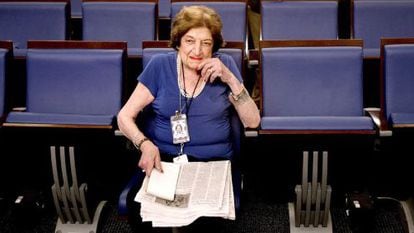 La periodista Helen Thomas.