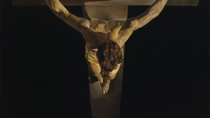 El óleo 'El Cristo' (1951) de Salvador Dalí.