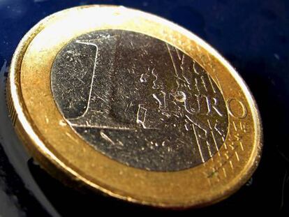 Moneda de un euro.