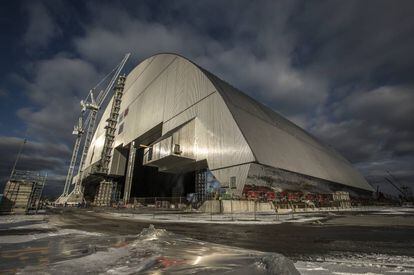 El caparazón que cubrirá Chernóbil.