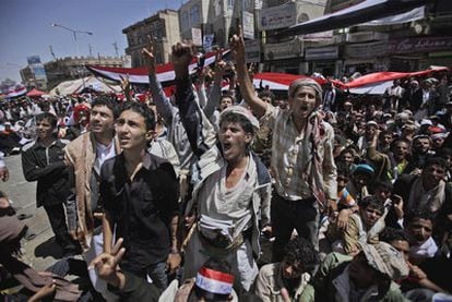 Opositores al Gobierno piden la dimisión del presidente de Yemen en la capital del país