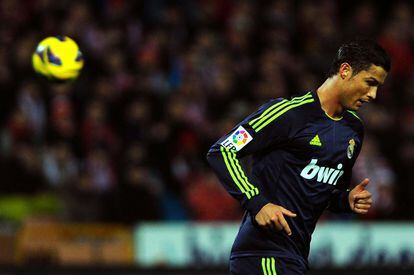 Cristiano Ronaldo, durante el partido.