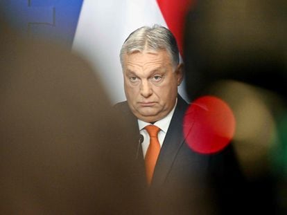 El primer ministro húngaro, Viktor Orbán, en una rueda de prensa en Budapest (Hungría) el pasado 22 de diciembre.