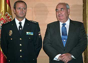 Francisco Javier Ansuátegui (a la derecha), con Miguel Ángel Fernández Rancaño, en junio pasado.
