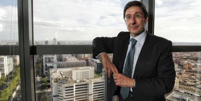 El presidente de Bankia, Jos&eacute; Ignacio Goirigolzarri, en su despacho en la sede central de la compa&ntilde;&iacute;a.