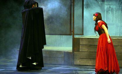 Escena del musical'El geperut de Notre Dame', de Bambalina Teatre.