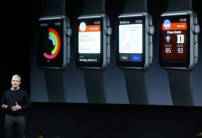El consejero delegado de Apple , habla sobre las novedades del Apple Watch