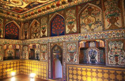 El palacio de Khan, en la ciudad de Sheki, en Azerbaiyán.