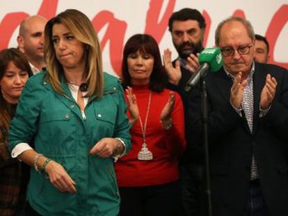 La suma de PP, Ciudadanos y Vox alcanzaría la mayoría absoluta en la Cámara andaluza.