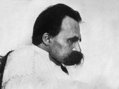 El filósofo Friedrich Nietzsche, en la época final de su vida.