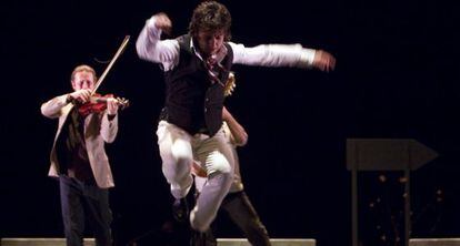 El bailaor Javier Barón, durante una actuación.