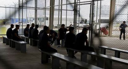 Un centro de detenci&oacute;n de inmigrantes de EE UU.