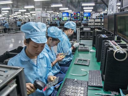 Fábrica de chips OPPO, en China.