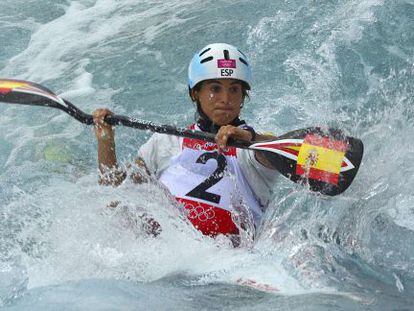 Maialen Chourraut, en el Canal de Lee Valley.