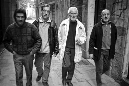 Desde la izquierda, José Antonio, Juan Carles, Vittorio y Ramón, cuyas historias aborda 'Solo pido un poco de belleza'.