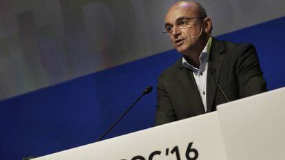 Miquel Aranda, director general de Lidl en España, en el congreso de AECOC en Sevilla.