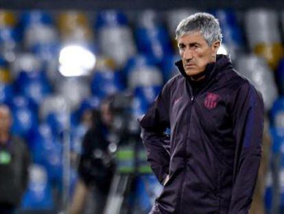 El técnico advierte de la voluntad de atacar del Barça al tiempo que piropea la presión del Madrid