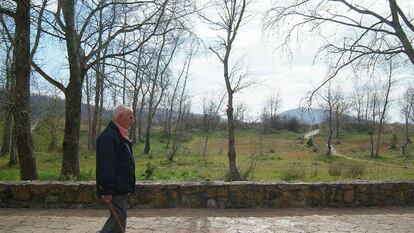 Paisaje de Cedeira que ocupó entre 1937 y 1938 un campo de concentración franquista, junto a la playa de A Magdalena.