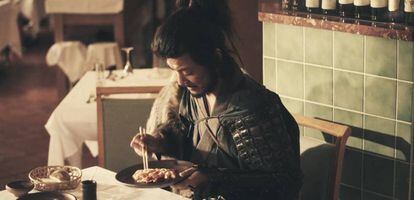 Fotograma de 'Gourmet Samurai', serie culinaria de Netflix.