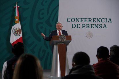 El presidente de México también estuvo frente a la prensa el jueves 21 de enero durante su tradicional conferencia de prensa matutina.