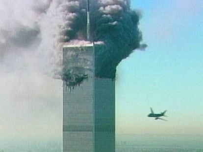 Atentado contra las Torres Gemelas, en Nueva York el 21 de septiembre de 2001.