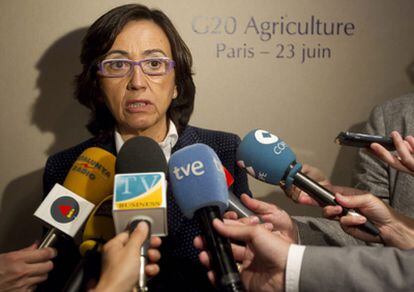La ministra española de Medio Ambiente y Medio Rural y Marino (MARM)