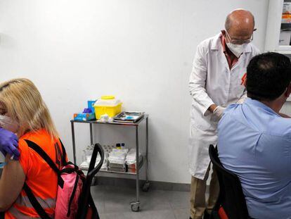 Vacunación contra la covid-19 en empresas de la Comunitat Valenciana.