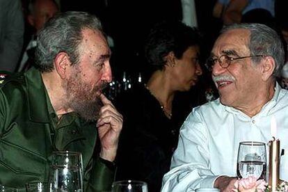 Fidel Castro con García Márquez.
