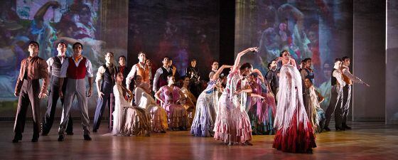 El Ballet Nacional interpreta ‘Sorolla’, con vestuario de Nicolas Vaudelet.