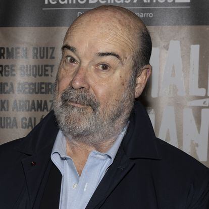 Actor Antonio Resines during promotion show Las cosas faciles in Madrid on Thursday, 26 October 2023.