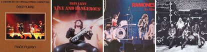 'Made In Japan', de Deep Purple; 'Live and dangerous', de Thin Lizzy; 'It's alive', de Ramones, y 'Live at Fillmore East', de The Allman Brothers Band.