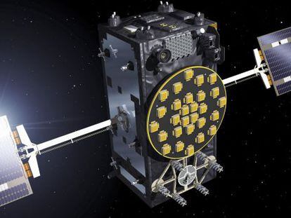 Imagen de la ESA de un sat&eacute;lite del programa Galileo.