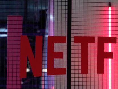 Logotipo de Netflix en Par&iacute;s
