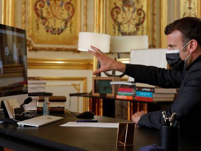El presidente de la República francesa, Emmanuel Macron.